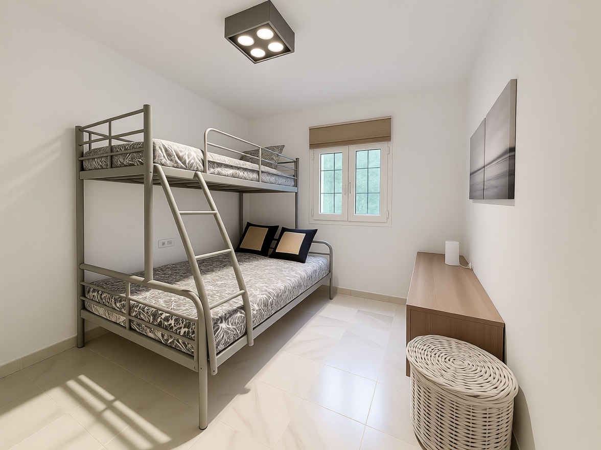 Appartement en première ligne de plage à Mijas — Chambre
