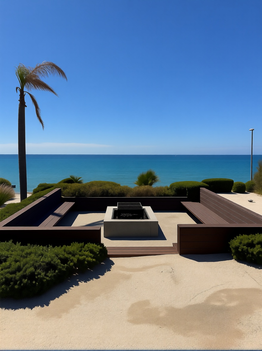 Piso en primera línea de playa en Mijas — Vista mar