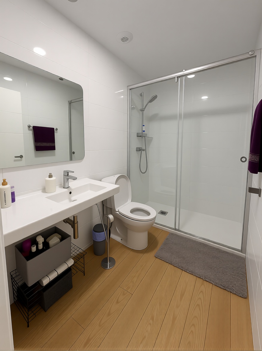 Appartement en première ligne de plage à Mijas — Sanitaires