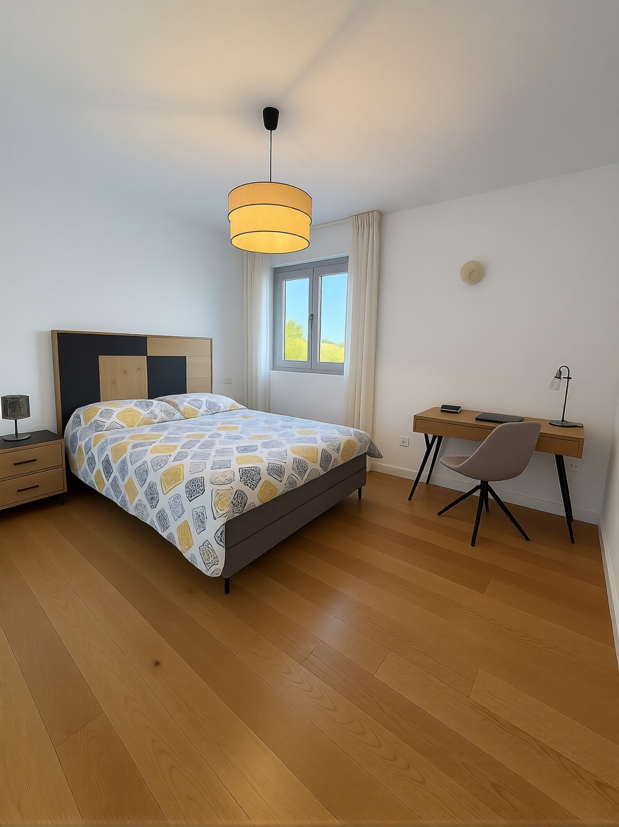 Appartement en première ligne de plage à Mijas — Chambre