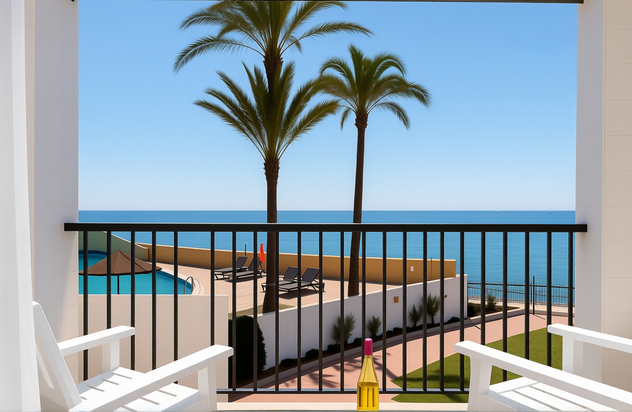Chalet con acceso directo a playa en Mijas