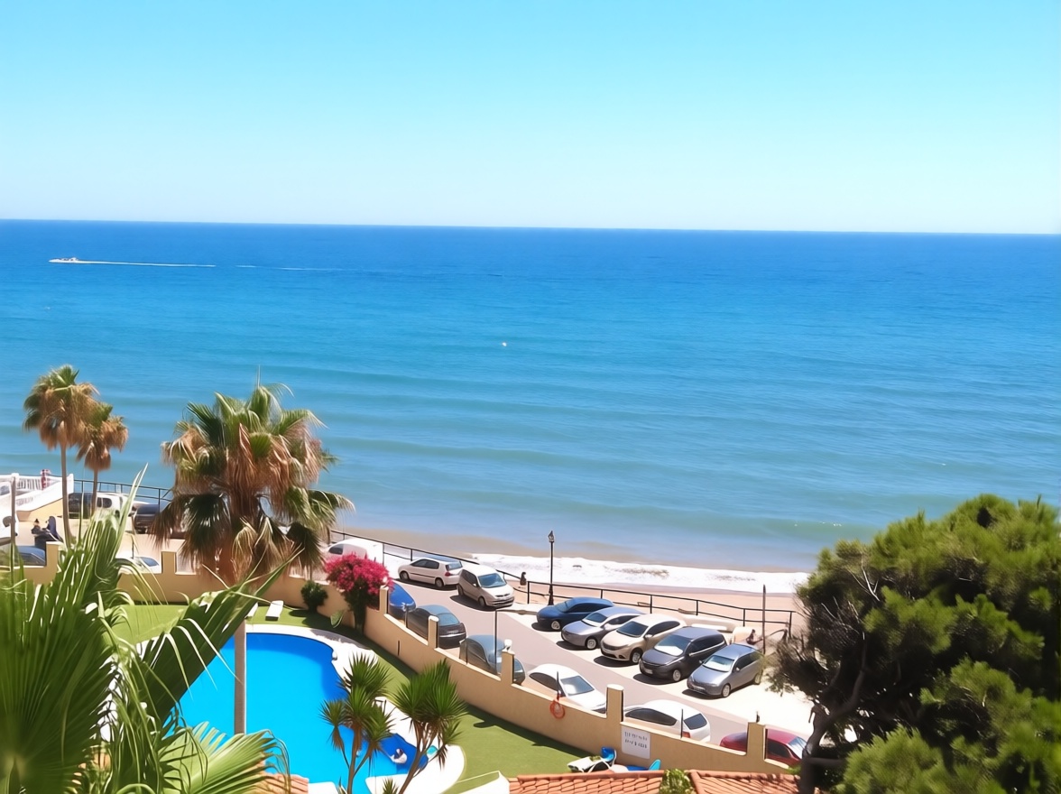 Квартира первая линия пляжа в Mijas