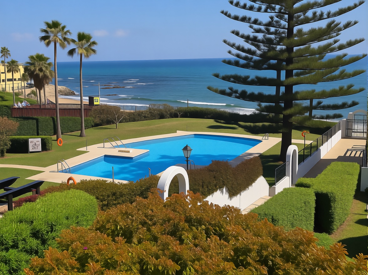 Квартира первая линия пляжа в Mijas — Морской вид