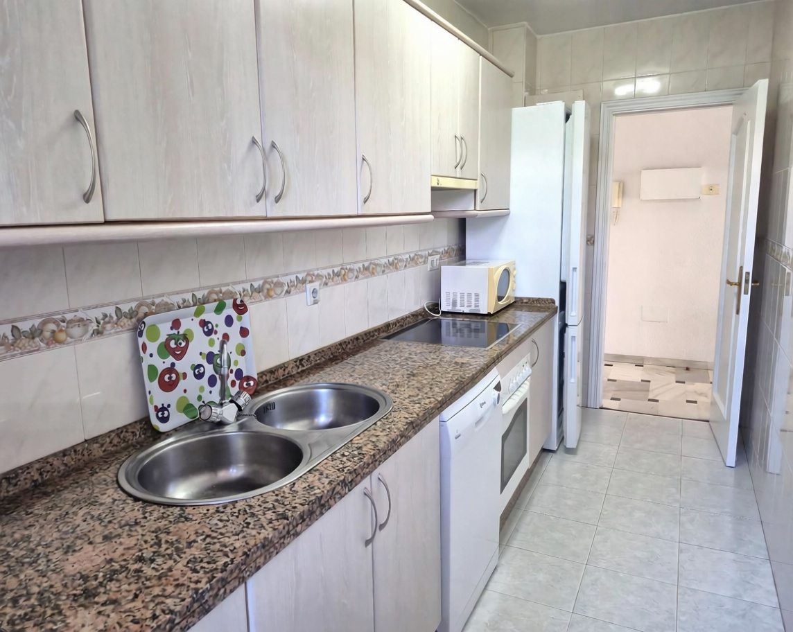 Квартира первая линия пляжа в Mijas — Кухня