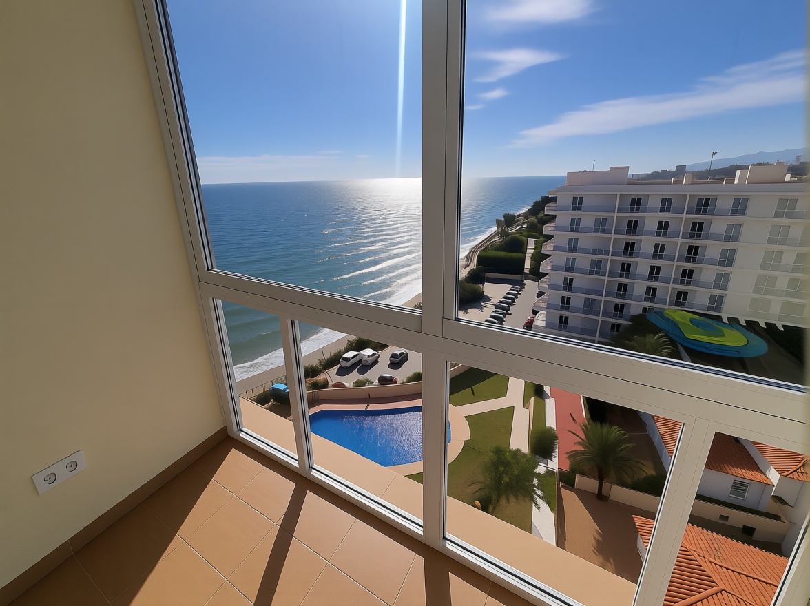 Квартира первая линия пляжа в Mijas — Морской вид