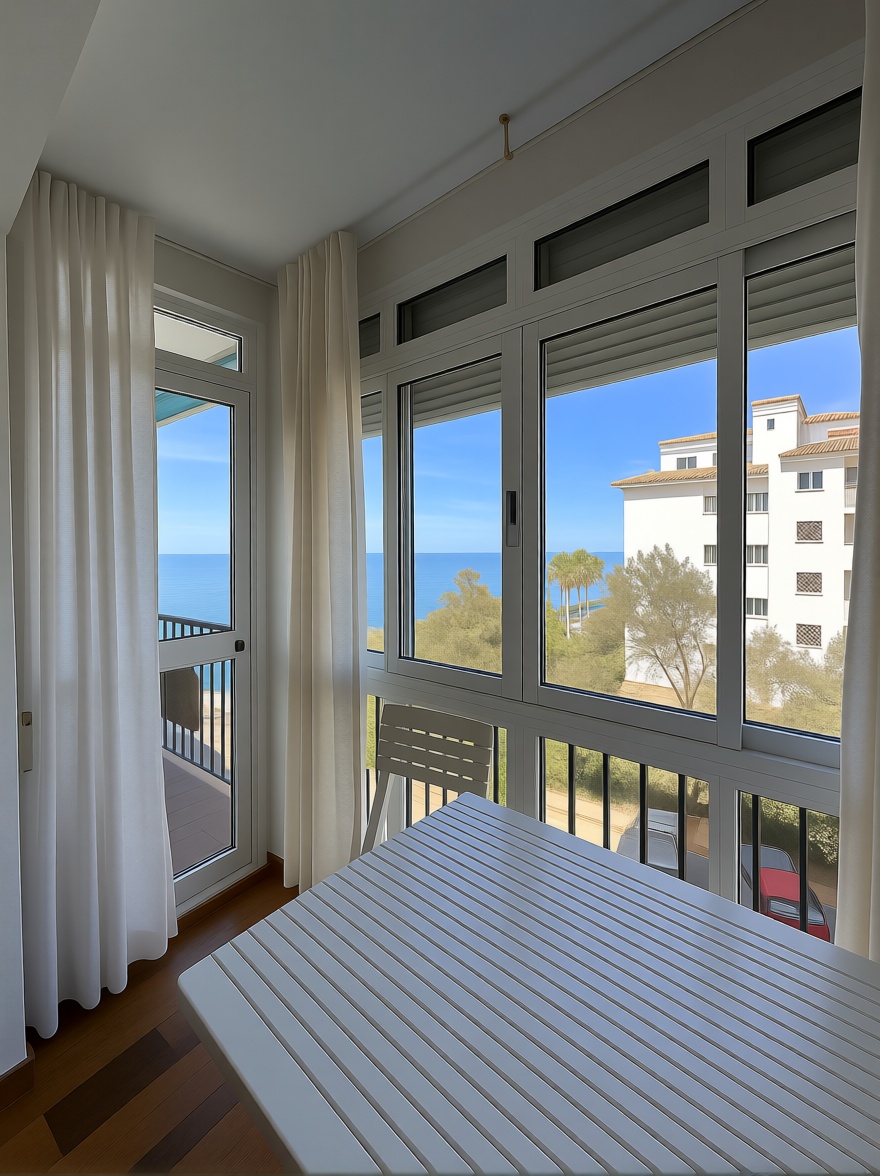 Beachfront flat in Mijas
