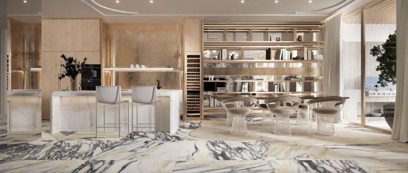 Beachfront duplex in Marbella — Dining room