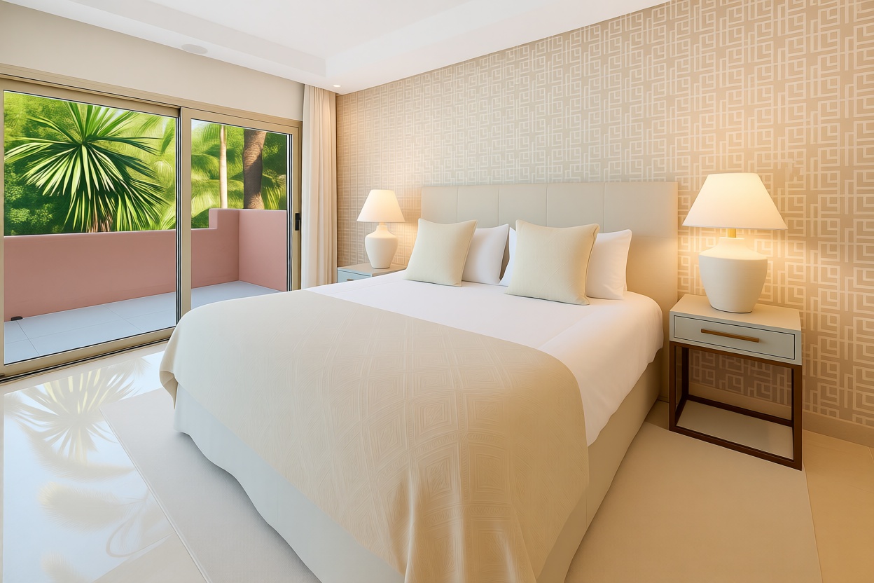 Duplex in erste Strandlinie in Marbella — Schlafzimmer