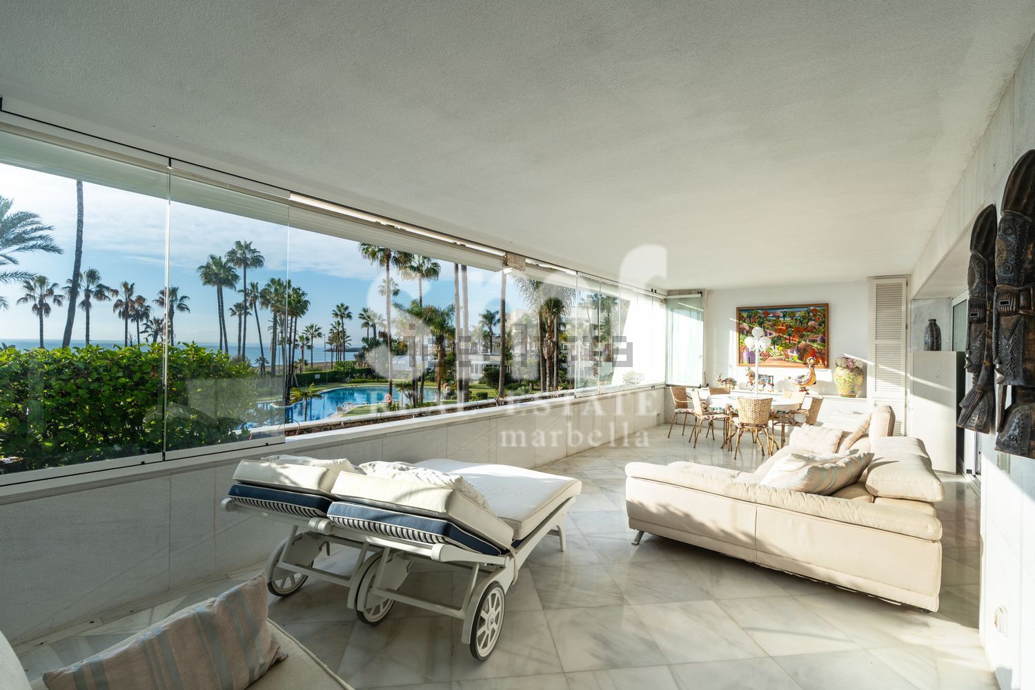 Appartement en première ligne de plage à Marbella