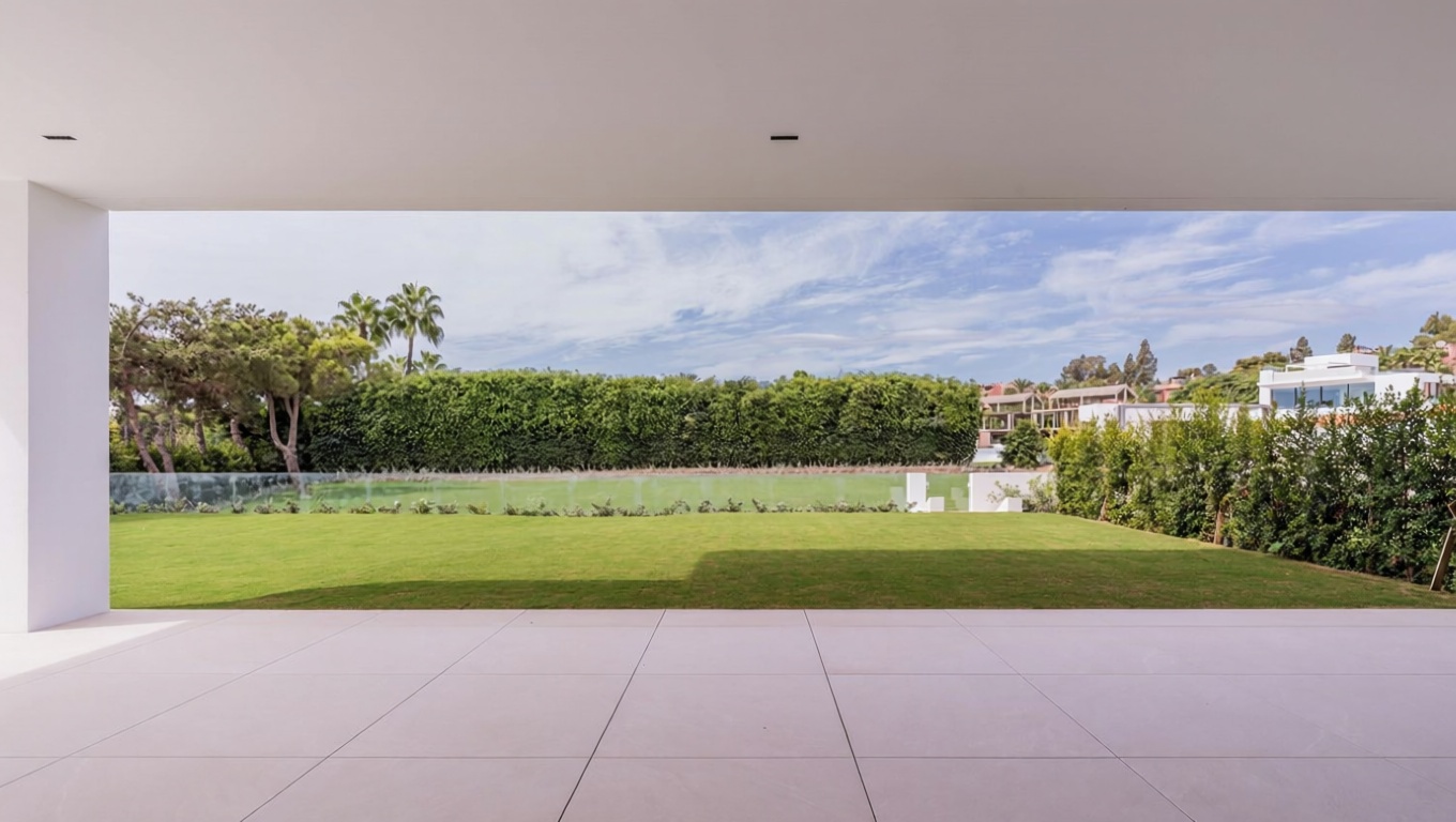 Chalet with direct beach access in Marbella — Terrace