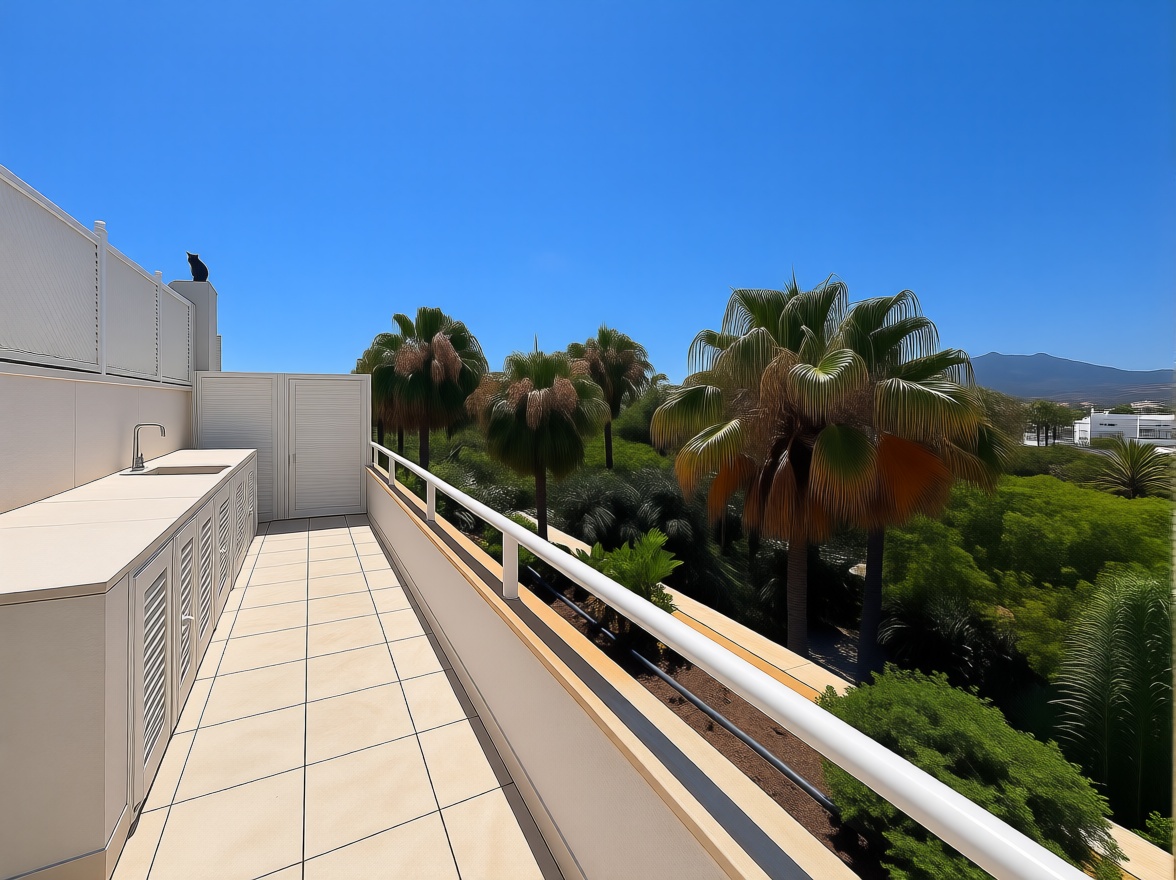 Seafront attic in Marbella — Bedroom