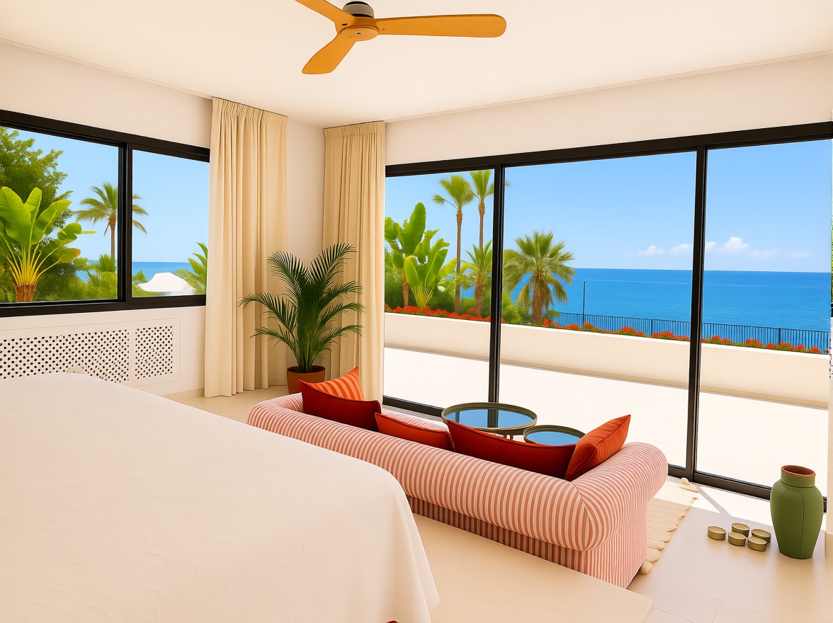Chalet avec accès direct à la plage à Estepona — Chambre