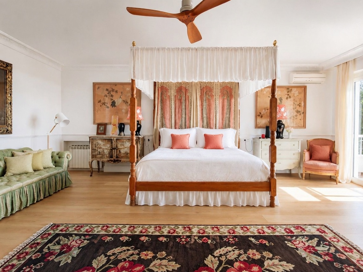 Chalet avec accès direct à la plage à Estepona — Chambre