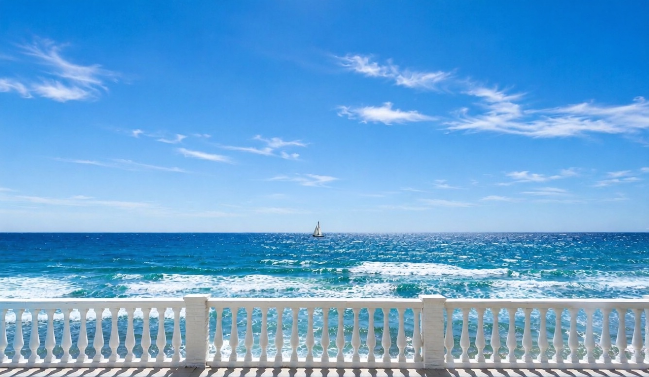 Chalet avec accès direct à la plage à Estepona — Terrasse mer