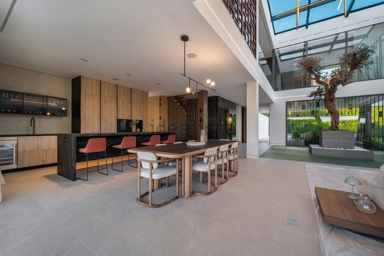 Chalet avec accès direct à la plage à Marbella — Cuisine