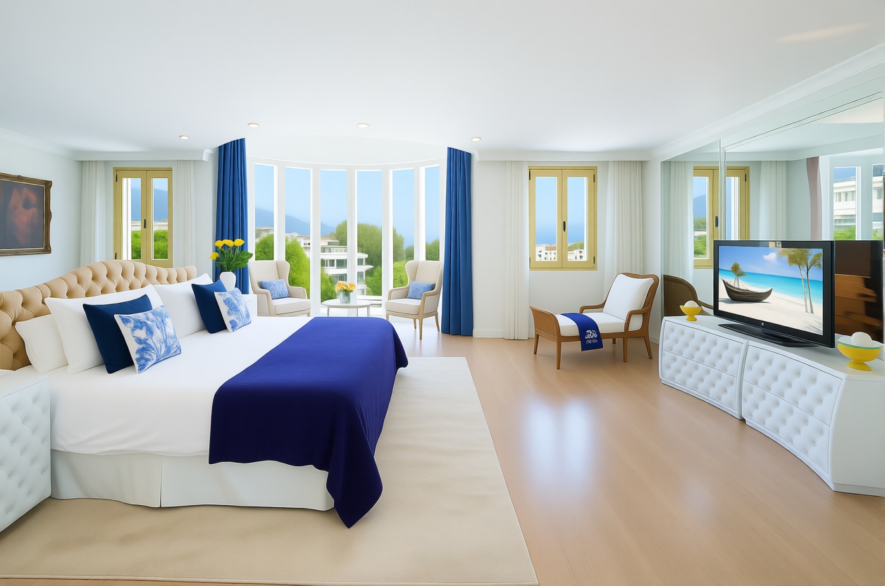 Duplex en première ligne de plage à Marbella — Chambre