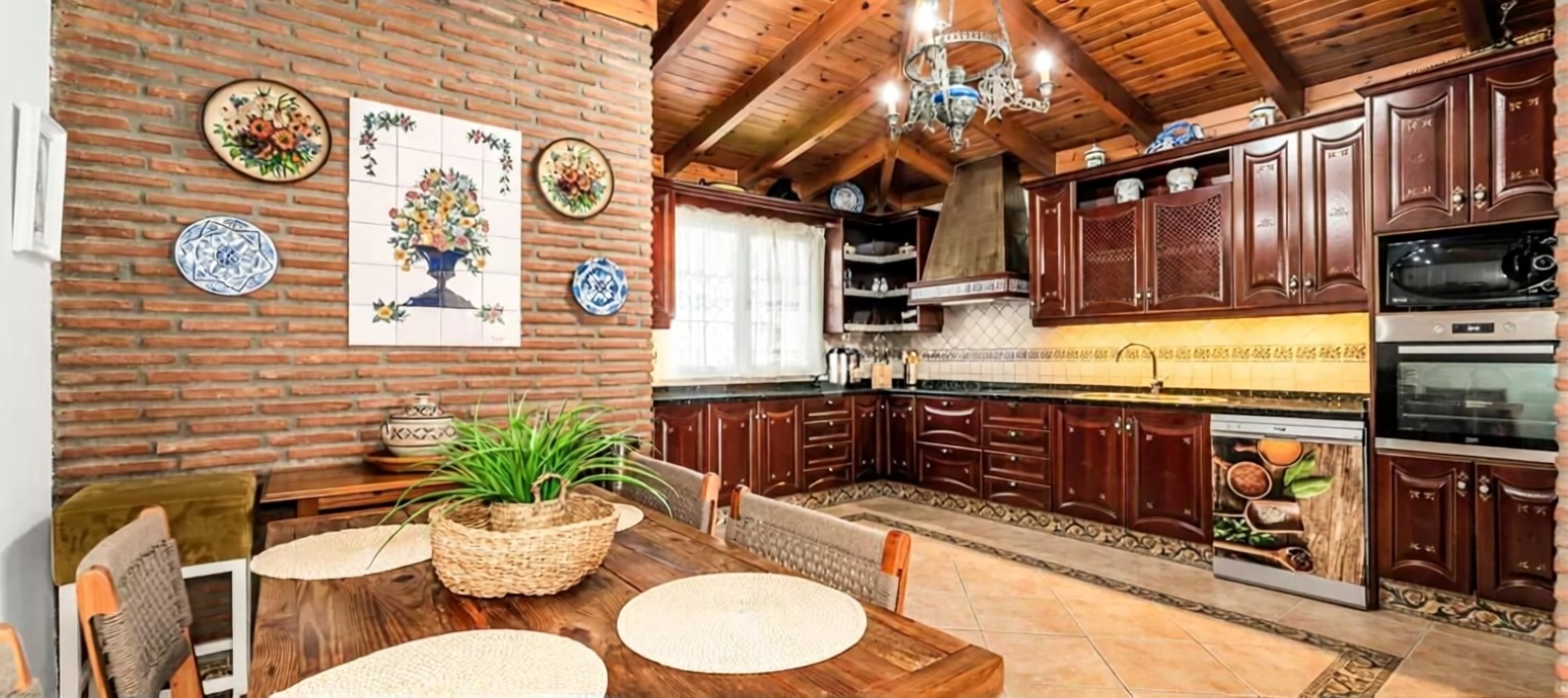Chalet avec accès direct à la plage à Marbella — Cuisine