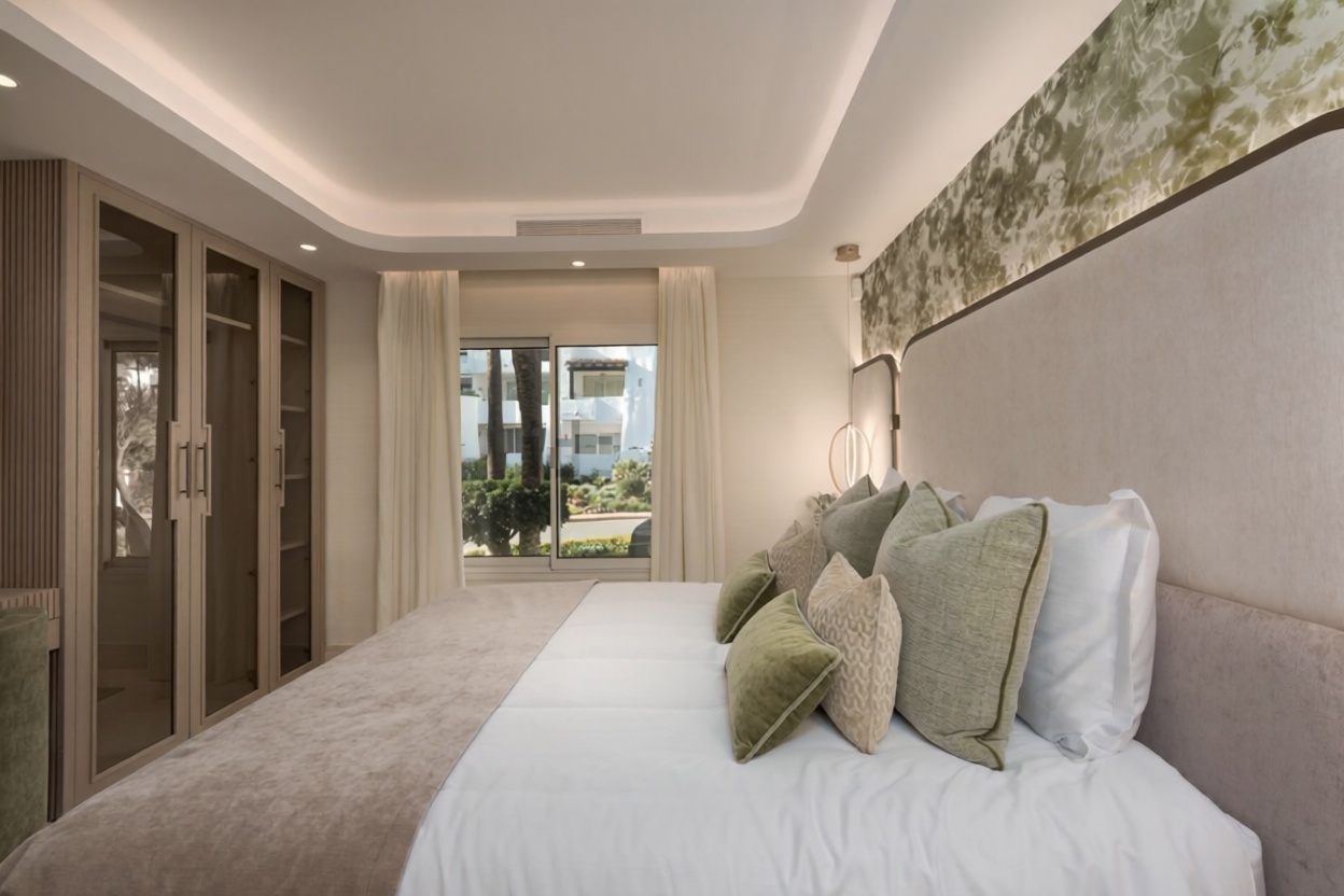 Villa avec accès direct à la plage à Marbella — Chambre