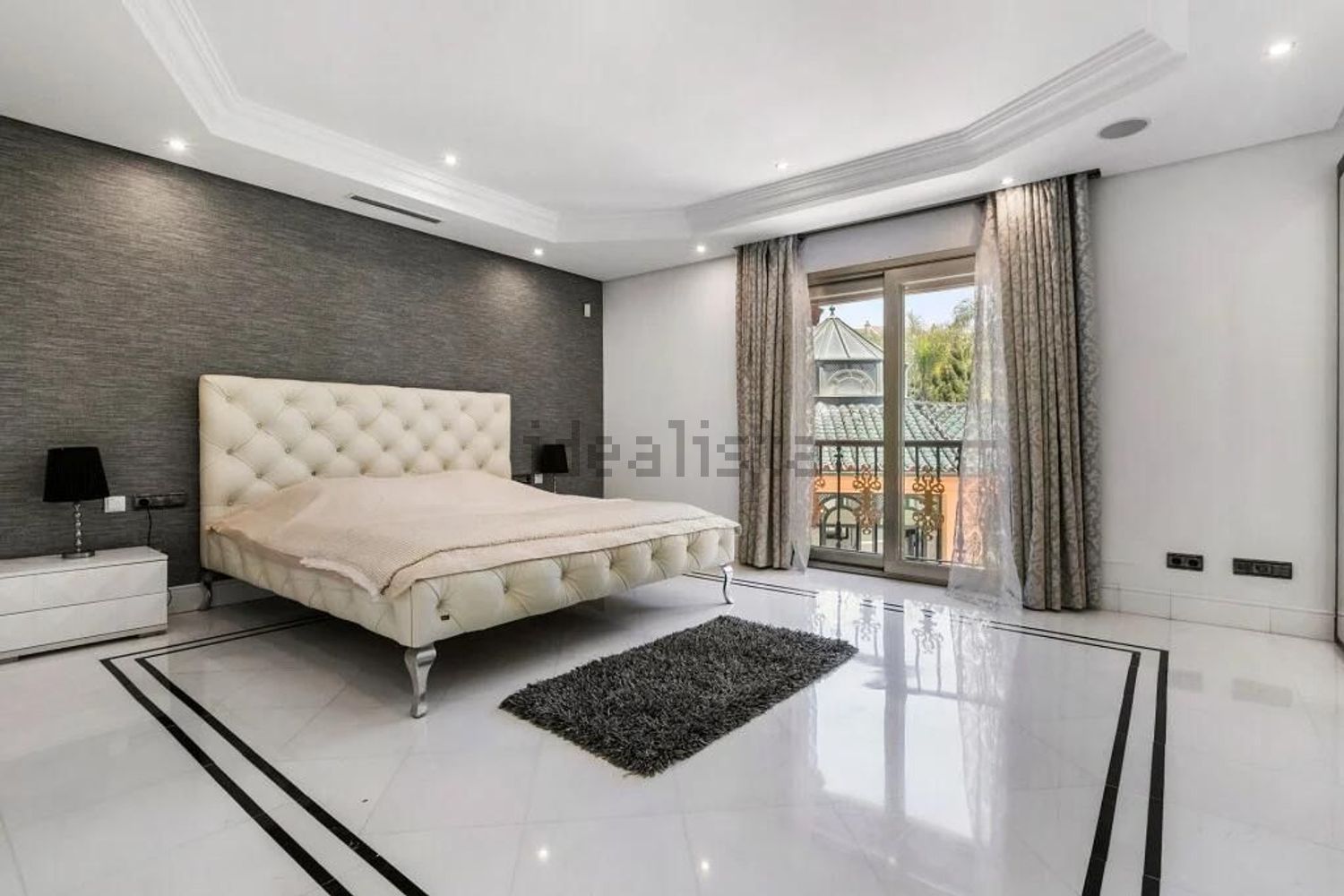 Appartement en première ligne de plage à Marbella — Chambre