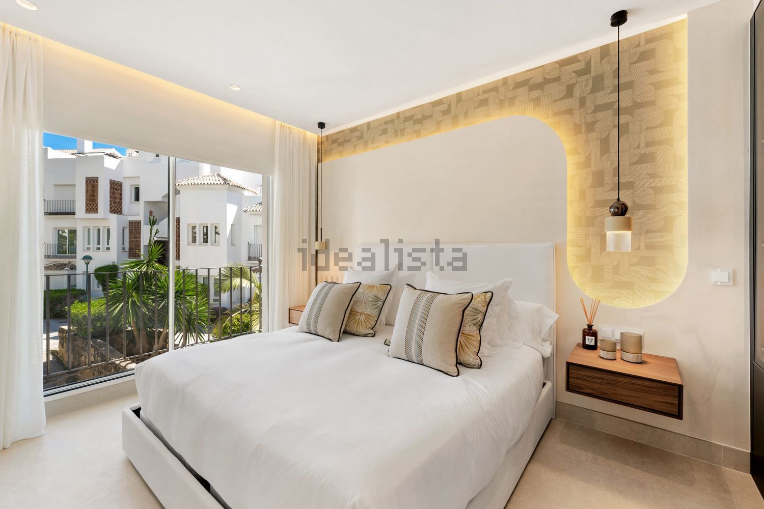 Appartement en première ligne de plage à Marbella — Chambre