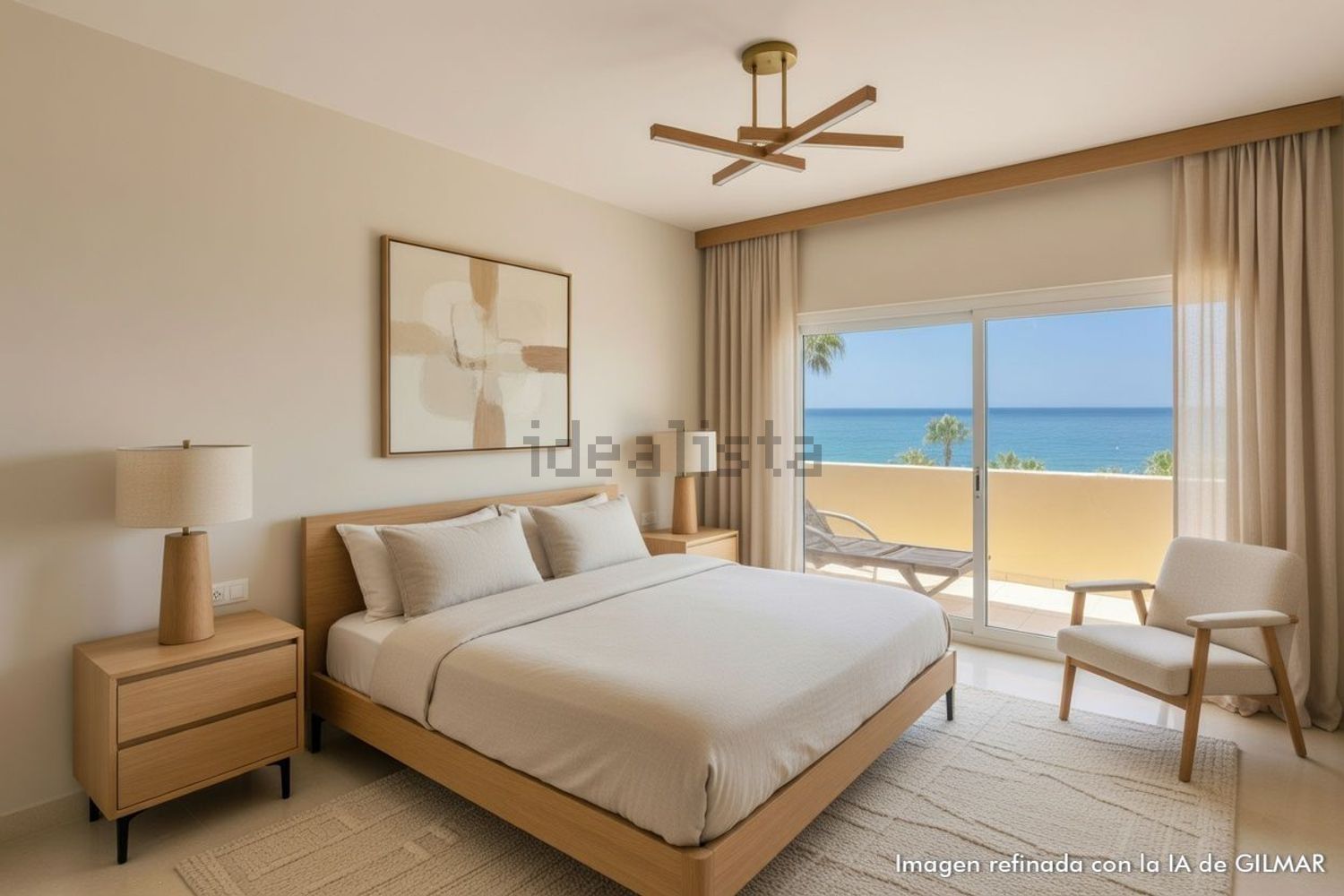 Duplex en première ligne de plage à Marbella — Chambre