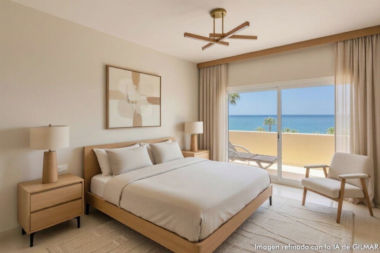 Duplexwohnung zum Verkauf in direkter Strandlage in Marbella — Schlafzimmer