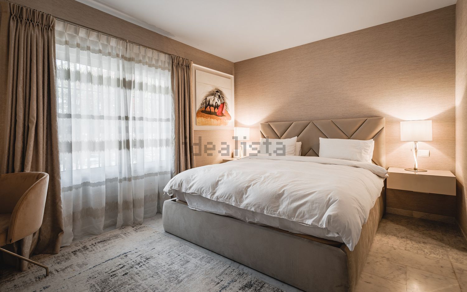 Appartement en première ligne de plage à Marbella — Chambre