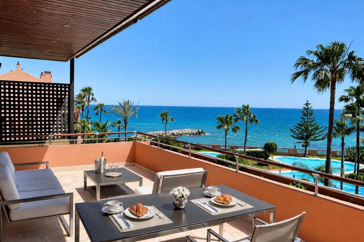 Penthouse in erste Meereslinie in Marbella