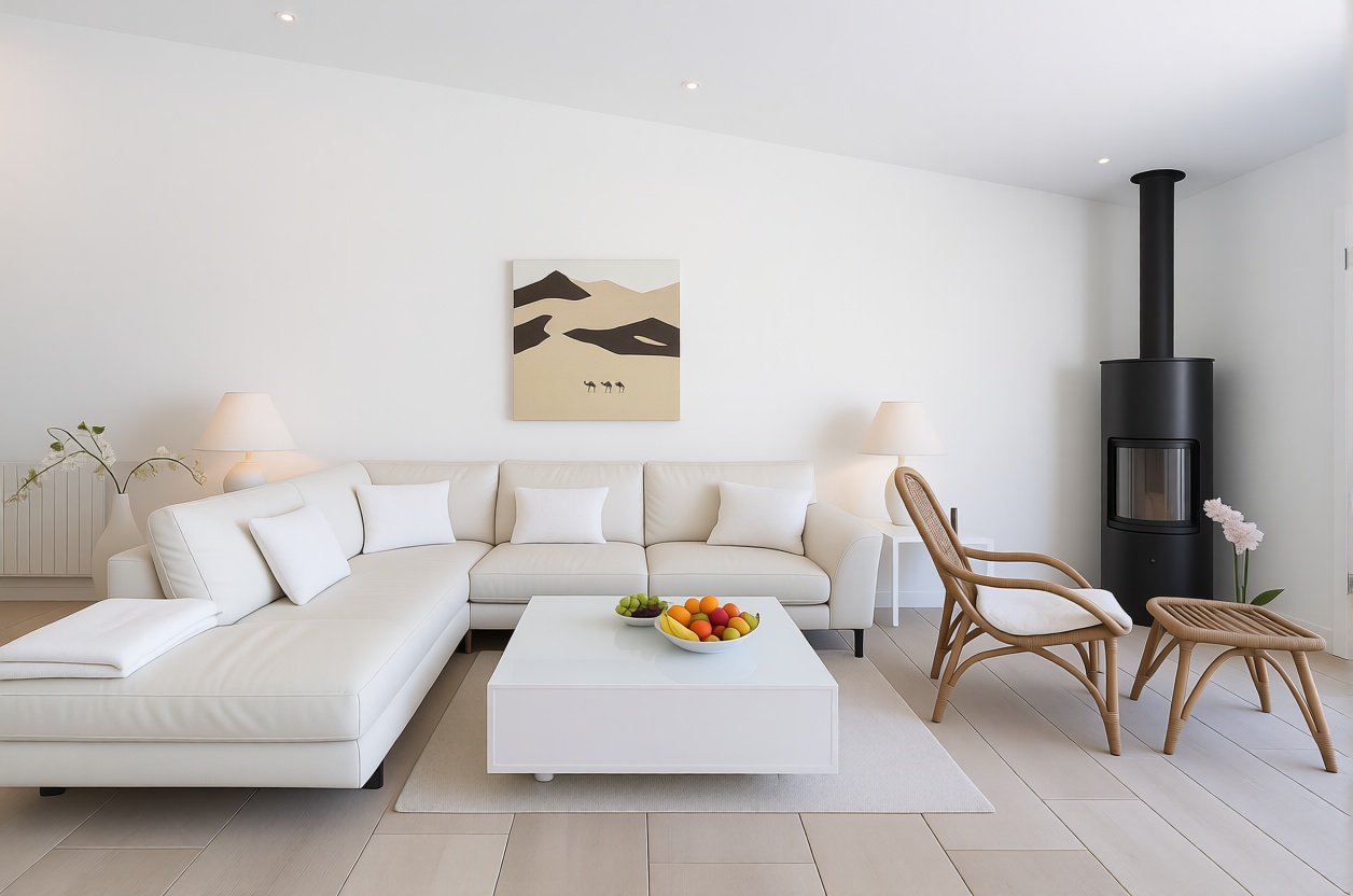 Chalet com acesso direto à praia em Marbella — Sala