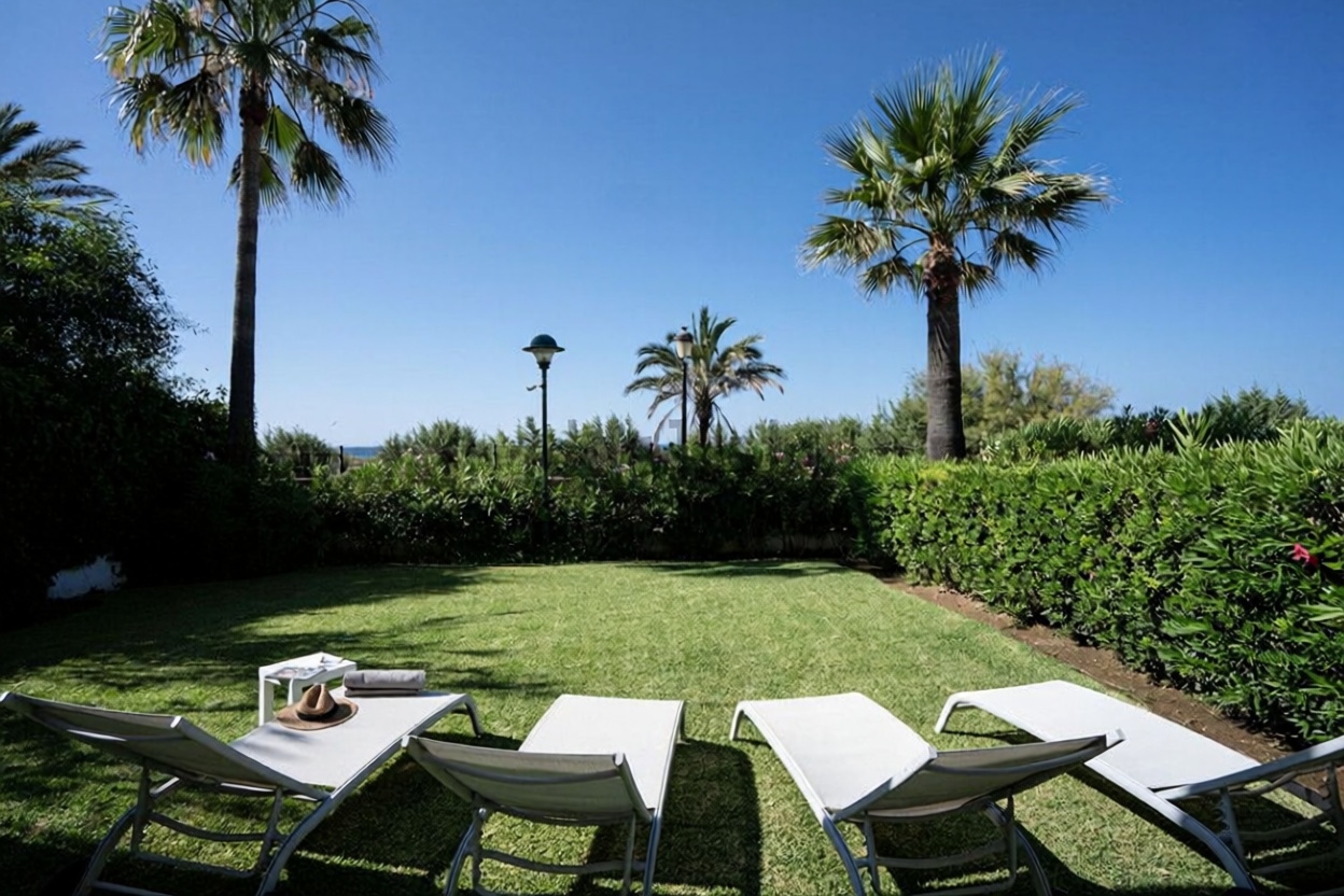 Квартира первая линия пляжа в Marbella — Морской вид