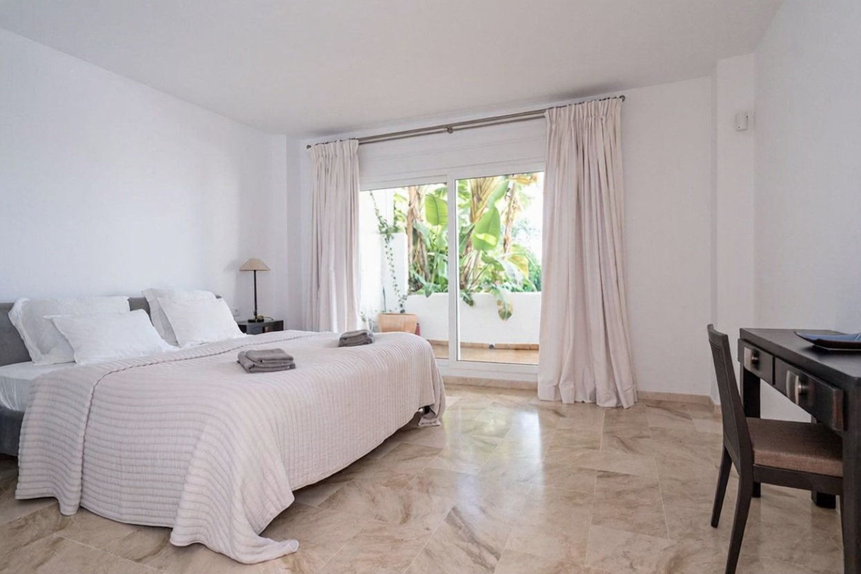 Квартира первая линия пляжа в Marbella — Спальня