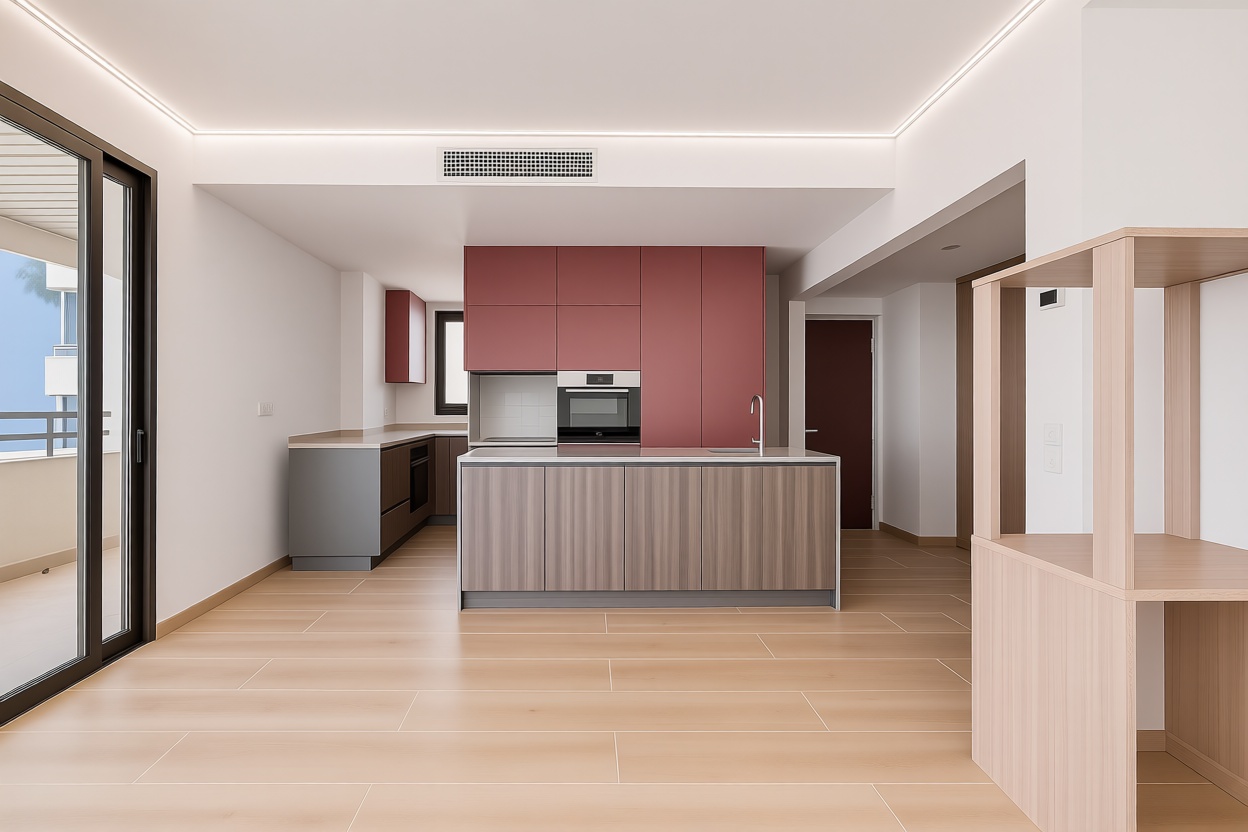 Apartamento à venda pé na areia em Marbella — Cozinha