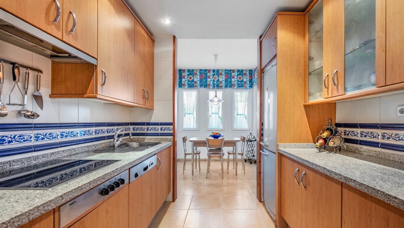 Apartamento à venda pé na areia em Marbella — Cozinha