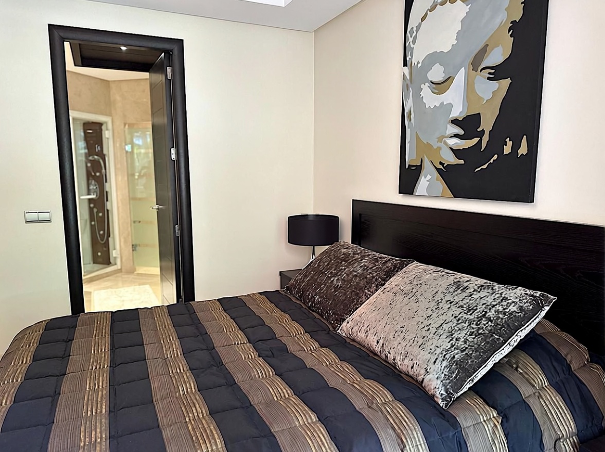 Apartamento em primeira linha de praia em Marbella — Quarto