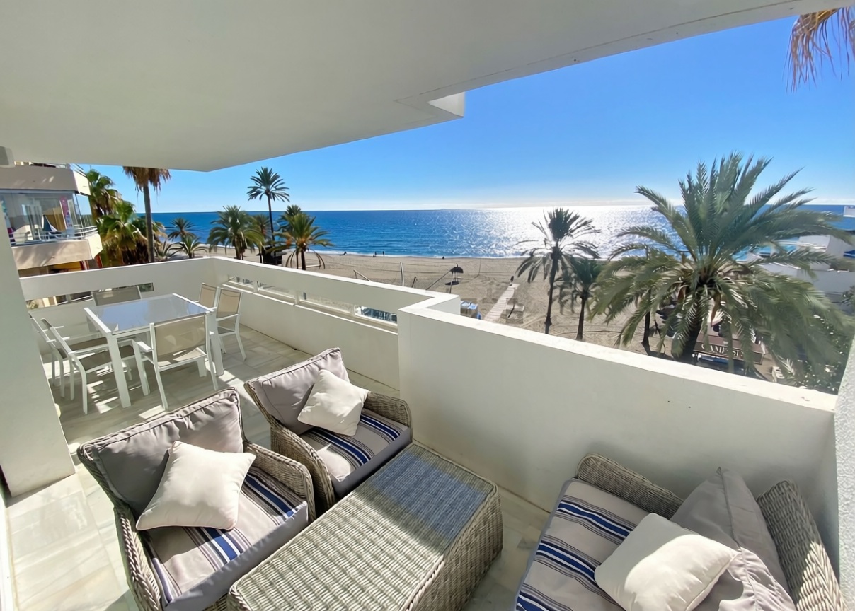 Apartamento em primeira linha de praia em Marbella