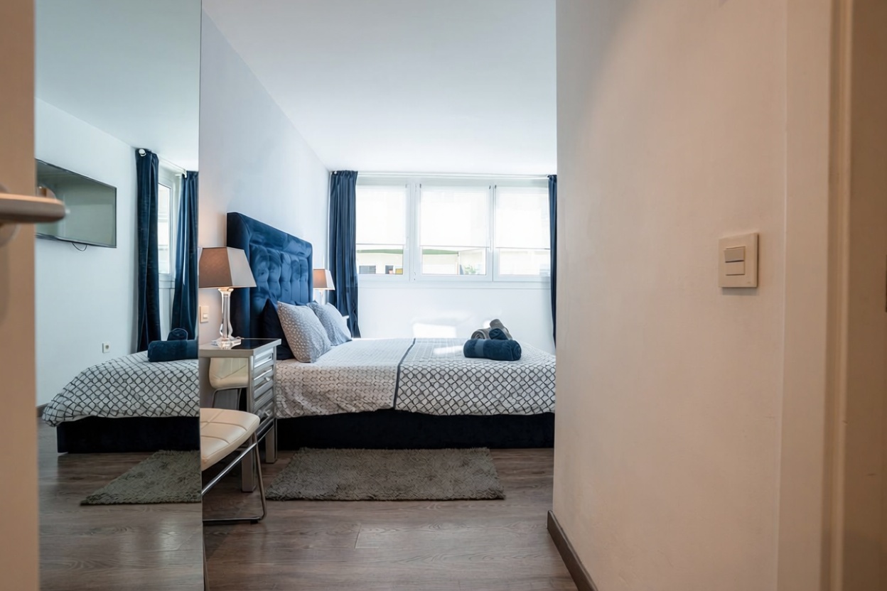 Apartamento em primeira linha de praia em Marbella — Quarto
