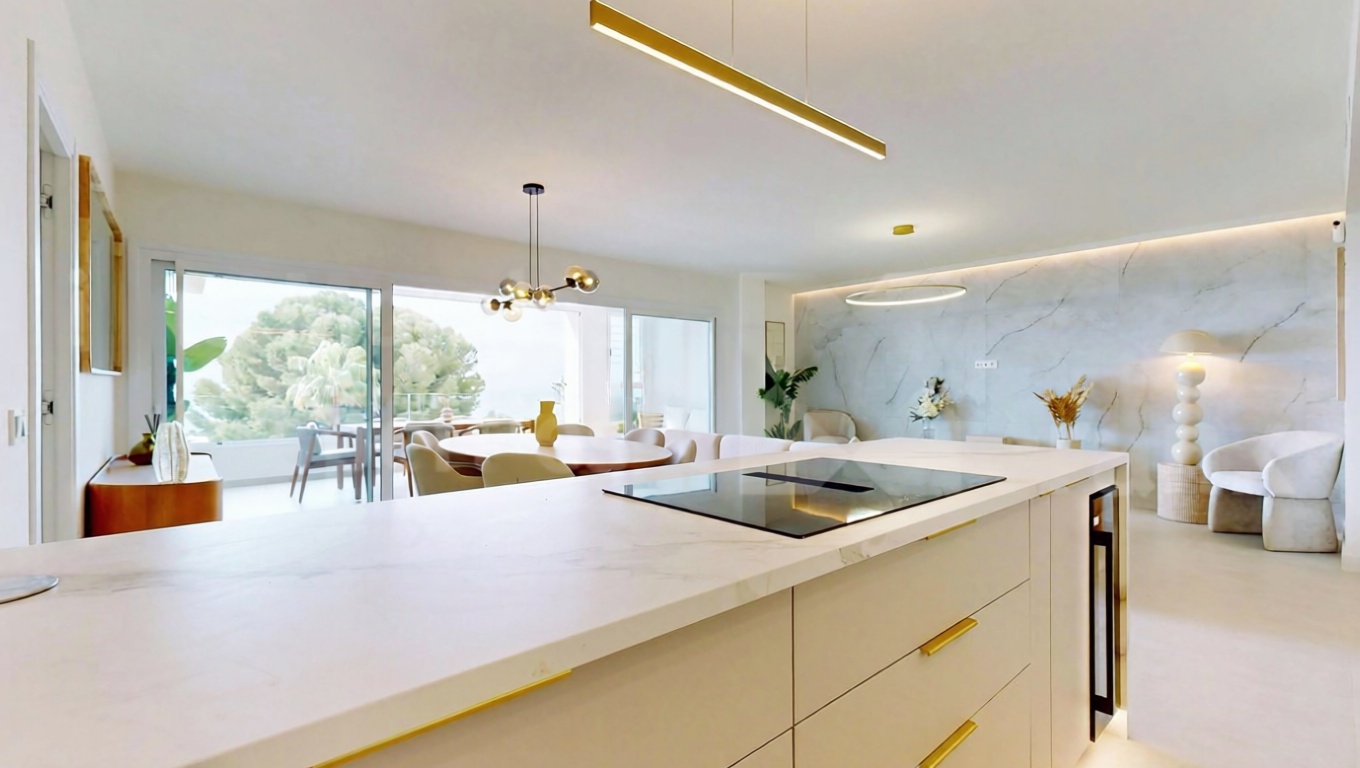 Beachfront flat in Marbella — Kitchen
