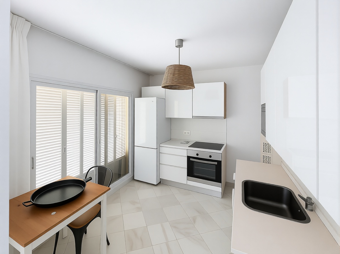 Chalet com acesso direto à praia em Marbella — Cozinha