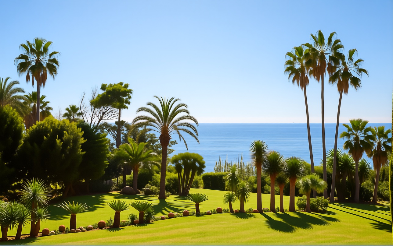 Chalet con acceso directo a playa en Estepona — Vista mar