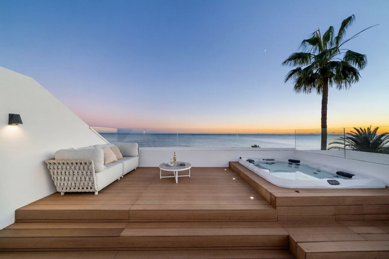 Chalet com acesso direto à praia em Estepona
