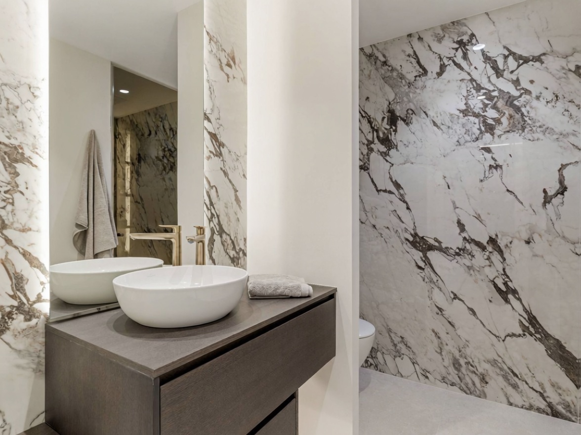 Duplex en première ligne de plage à Estepona — Sanitaires