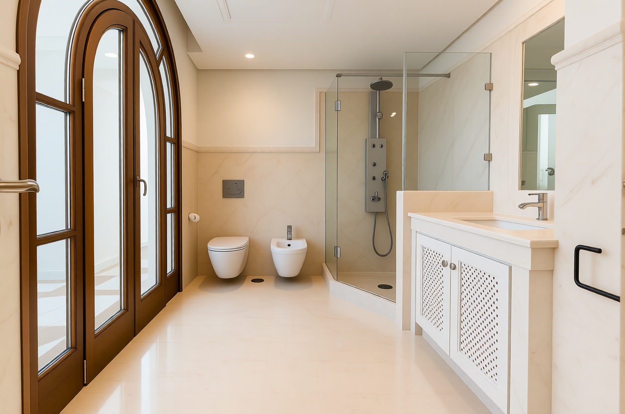 Duplex en première ligne de plage à Estepona — Sanitaires