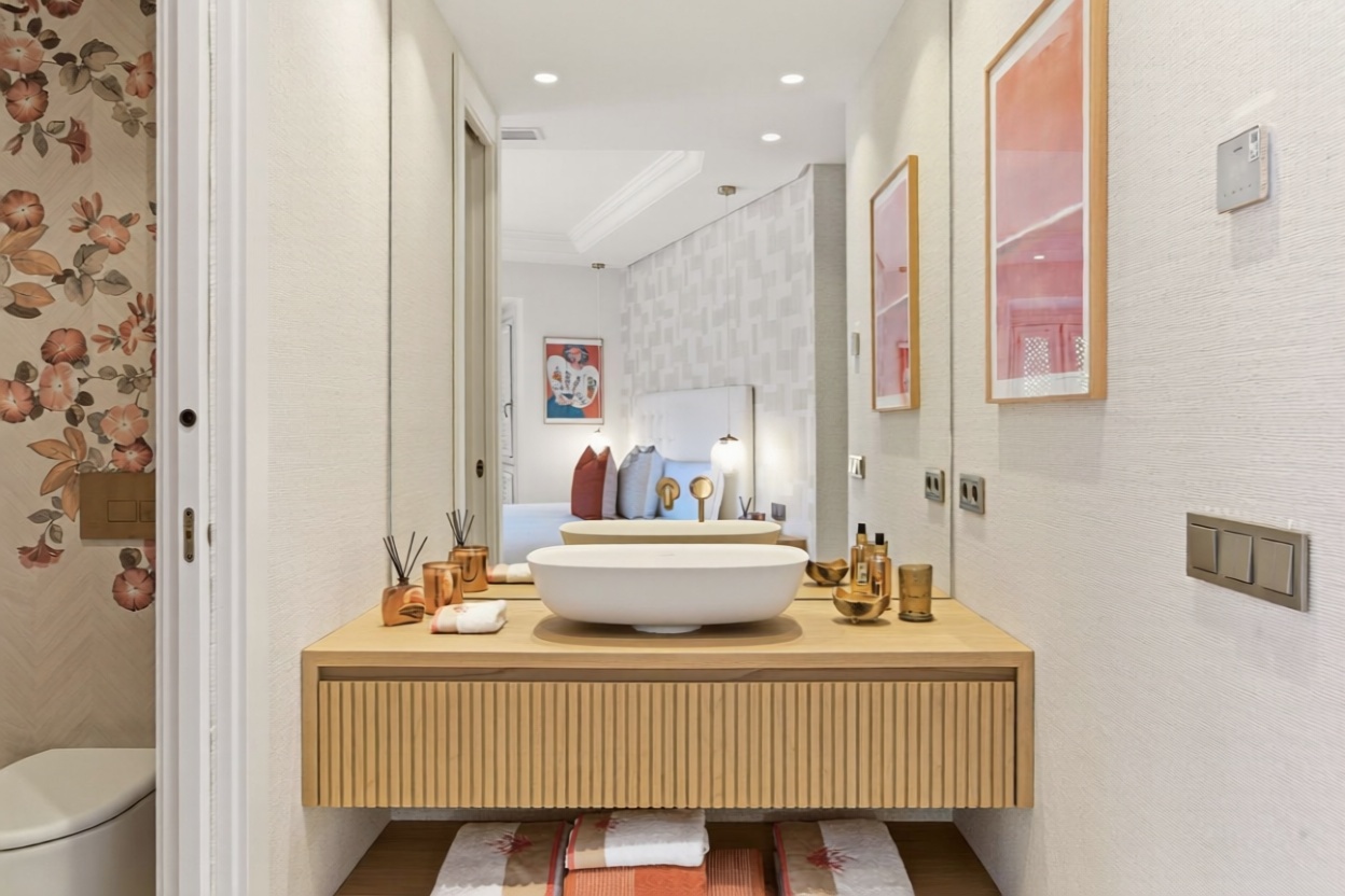 Duplex en première ligne de plage à Estepona — Sanitaires