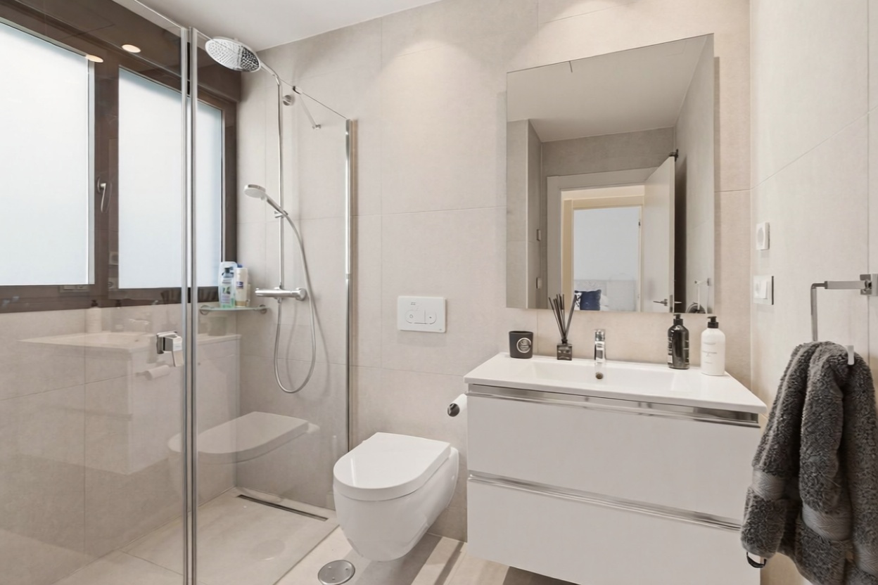 Chalet avec accès direct à la plage à Estepona — Sanitaires