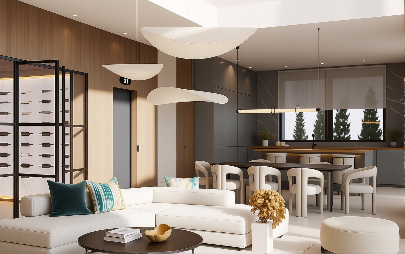 Chalet con acceso directo a playa en Estepona — Salón