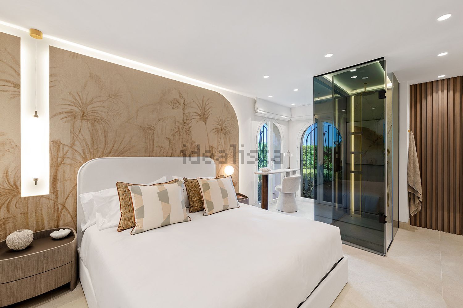 Maison avec accès direct à la plage à Estepona — Chambre