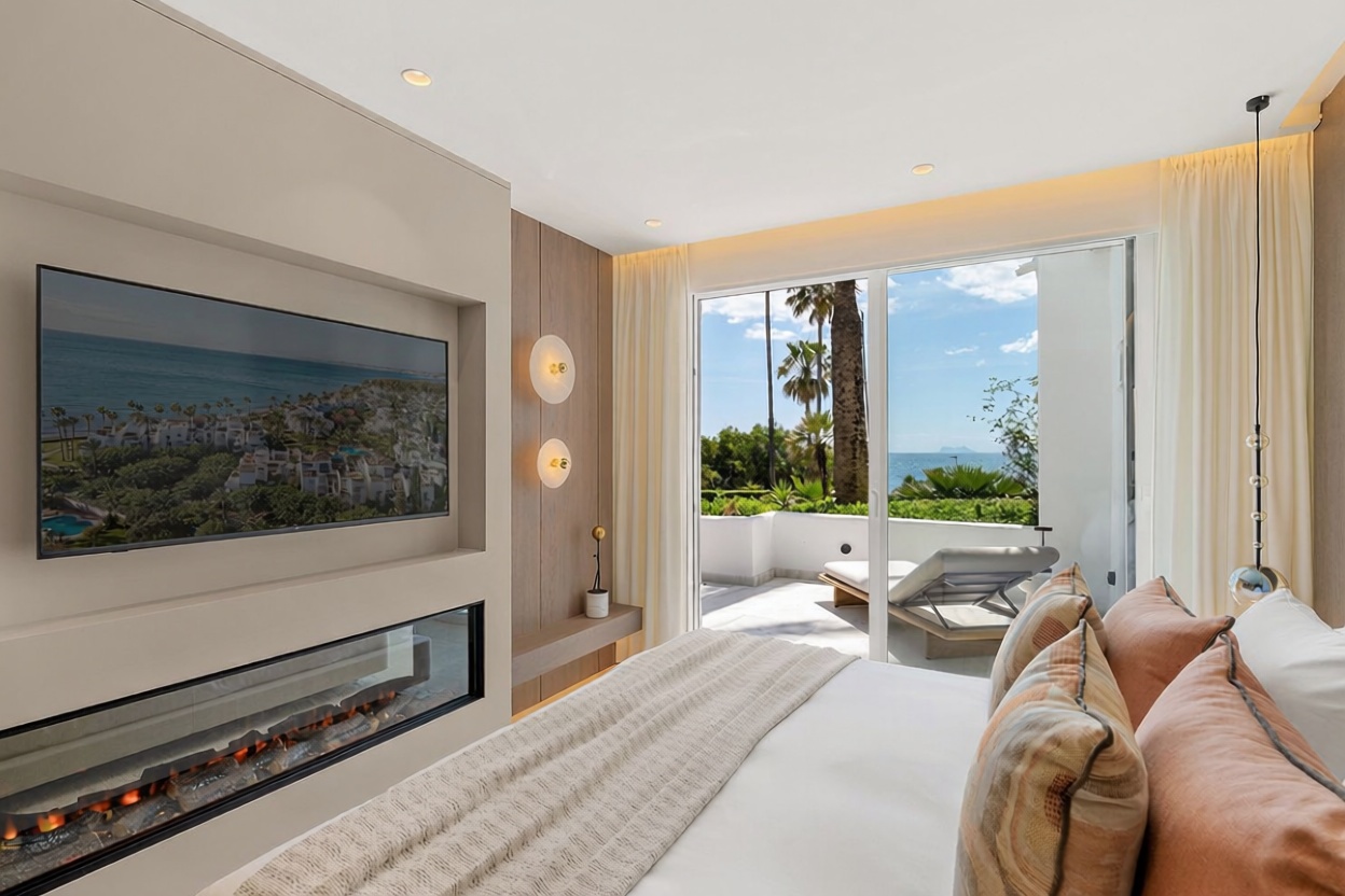 Casa com acesso direto à praia em Estepona — Quarto