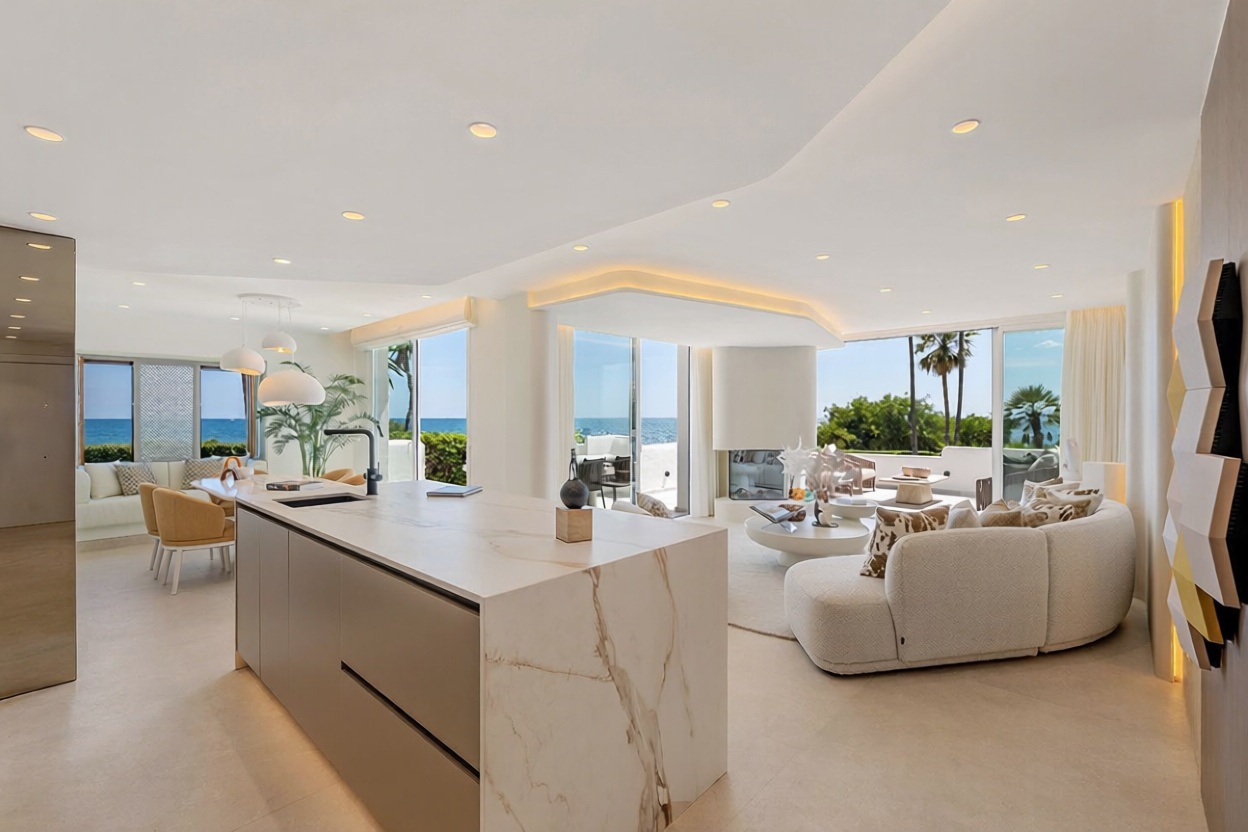 Beachfront flat in Estepona — Kitchen