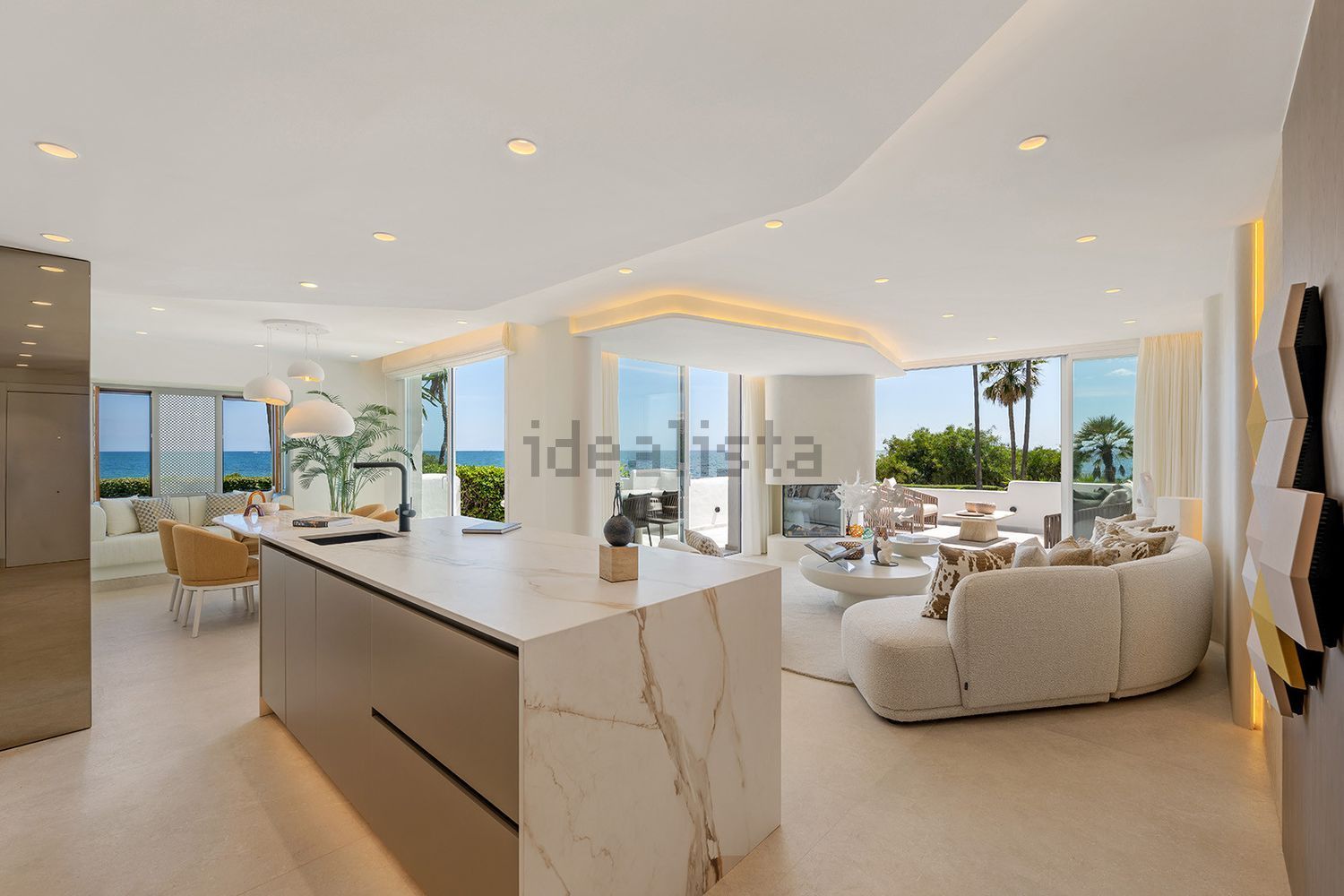Maison avec accès direct à la plage à Estepona — Cuisine