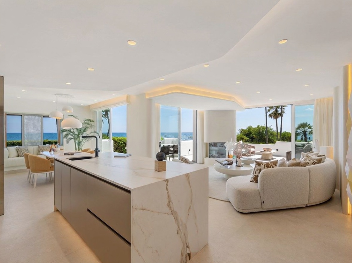 Wohnung in erste Strandlinie in Estepona — Küche